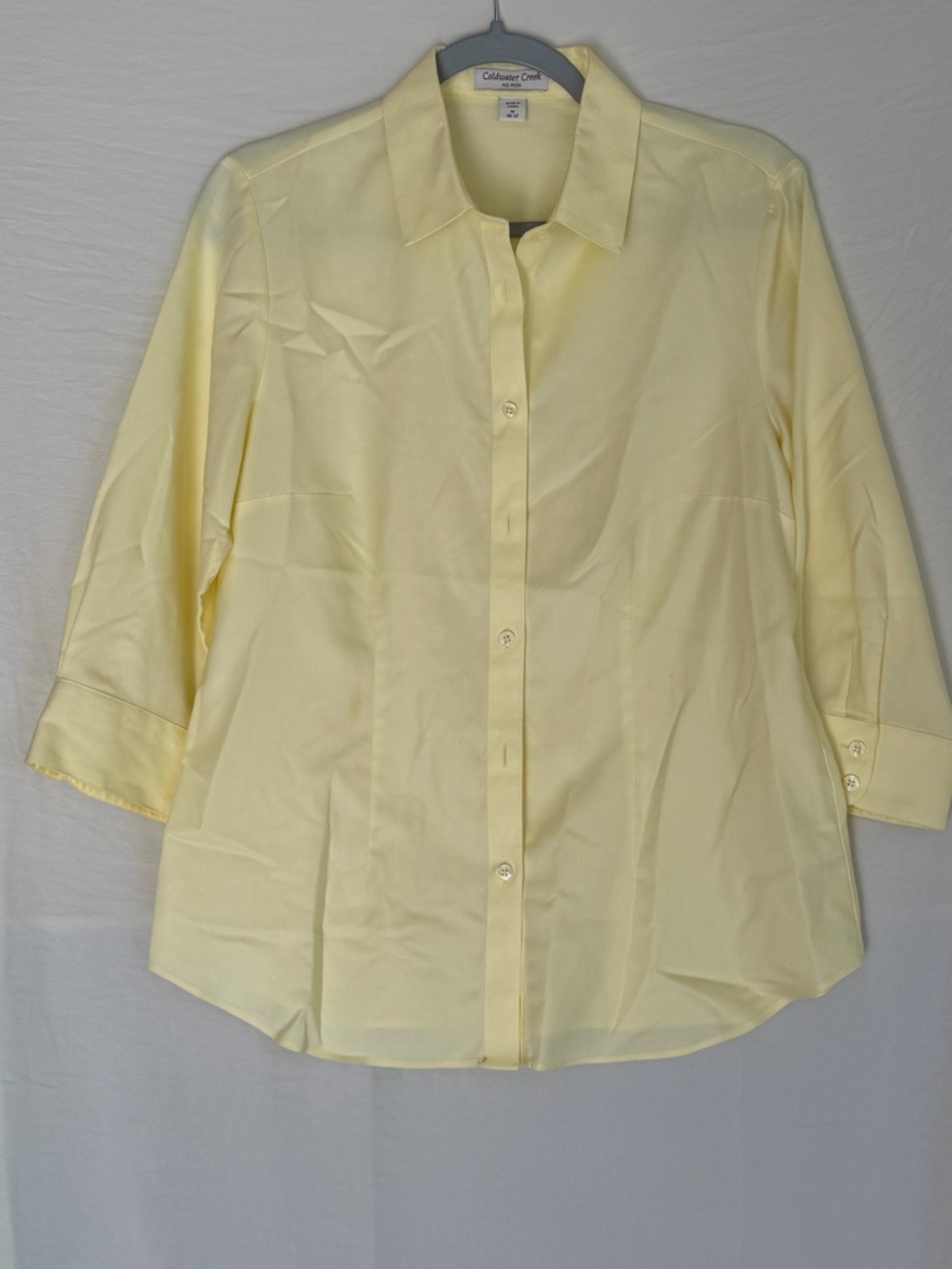 Coldwater Creek Light Yellow Blouse